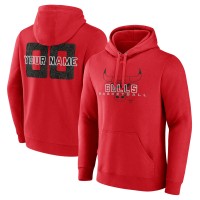 Именная толстовка Chicago Bulls Red Stellar
