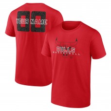 Именная футболка Chicago Bulls Red Stellar