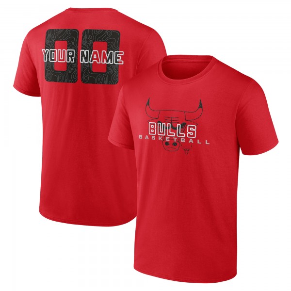 Именная футболка Chicago Bulls Red Stellar