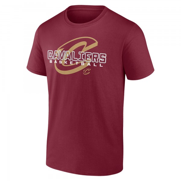 Cleveland Cavaliers Wine Stellar Personalized Name & Number T-Shirt