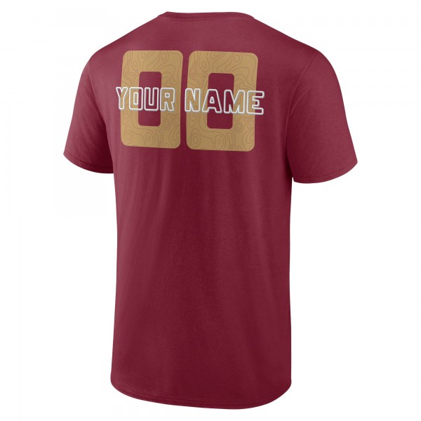 Cleveland Cavaliers Wine Stellar Personalized Name & Number T-Shirt