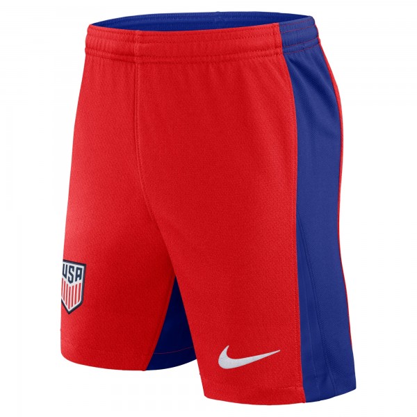 USMNT Nike 2024 Away Stadium Shorts - Red