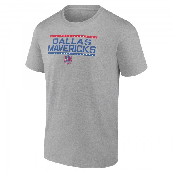 Футболка Dallas Mavericks Fanatics Hoops For Troops Training - Heather Gray