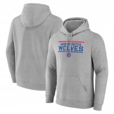 Minnesota Timberwolves Hoops For Troops Training Pullover Hoodie - Gray