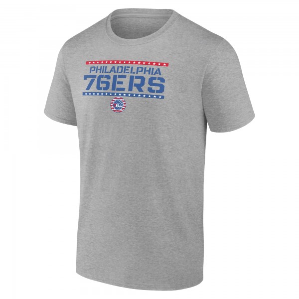 Футболка Philadelphia 76ers Hoops For Troops Training - Heather Gray