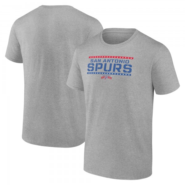 Футболка San Antonio Spurs Hoops For Troops Training - Heather Gray