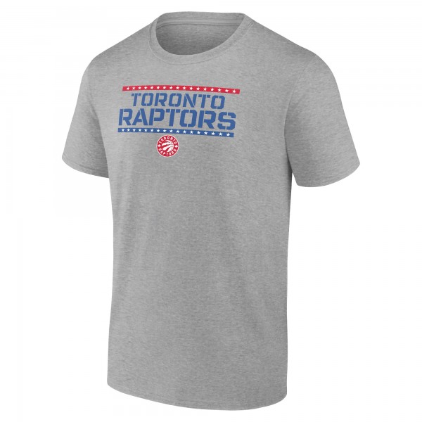 Футболка Toronto Raptors Hoops For Troops Training - Heather Gray