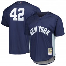 New York Yankees Mariano Rivera Mitchell & Ness Navy Cooperstown Collection 2009 Batting Practice Jersey