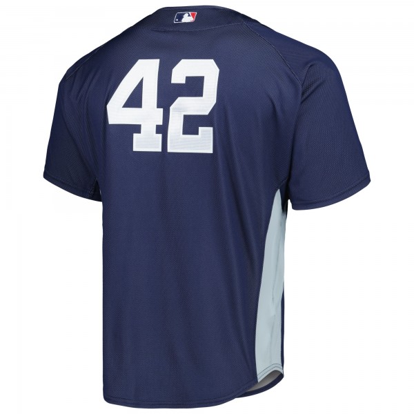New York Yankees Mariano Rivera Mitchell & Ness Navy Cooperstown Collection 2009 Batting Practice Jersey