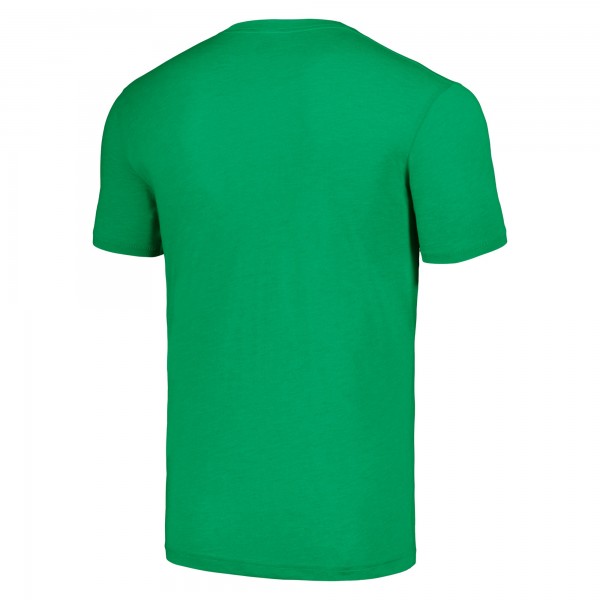 Футболка Jayson Tatum Boston Celtics Homage Unisex SkyBox Player Tri-Blend - Kelly Green