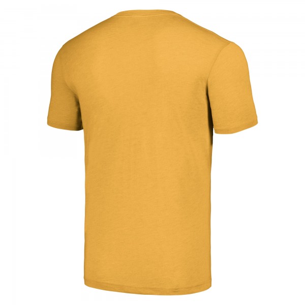 Футболка Stephen Curry Golden State Warriors Homage Unisex SkyBox Player Tri-Blend - Gold