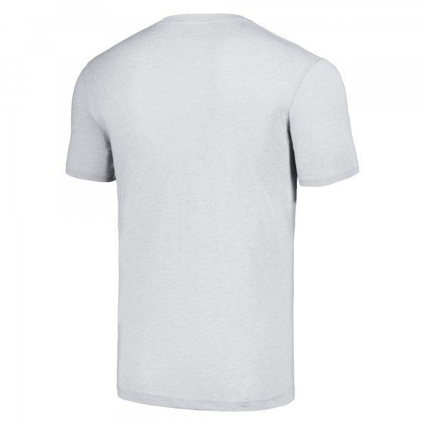 Футболка Giannis Antetokounmpo Milwaukee Bucks Homage Unisex SkyBox Player Tri-Blend - Heather Gray