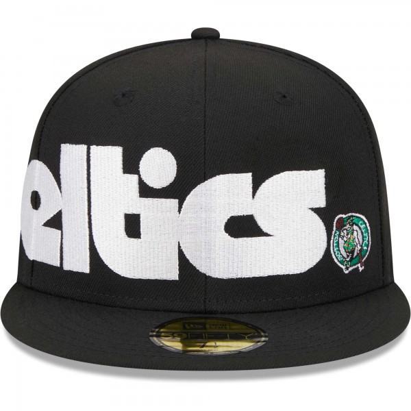 Бейсболка Boston Celtics New Era Checkerboard UV 59FIFTY - Black