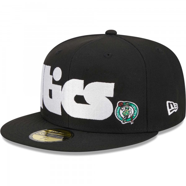 Бейсболка Boston Celtics New Era Checkerboard UV 59FIFTY - Black