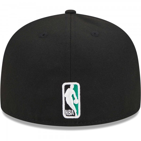 Бейсболка Boston Celtics New Era Checkerboard UV 59FIFTY - Black