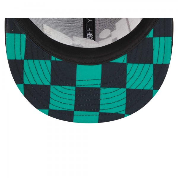 Бейсболка Boston Celtics New Era Checkerboard UV 59FIFTY - Black