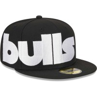 Бейсболка Chicago Bulls New Era Checkerboard UV 59FIFTY - Black