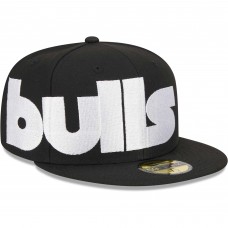 Бейсболка Chicago Bulls New Era Checkerboard UV 59FIFTY - Black