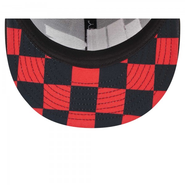 Бейсболка Chicago Bulls New Era Checkerboard UV 59FIFTY - Black