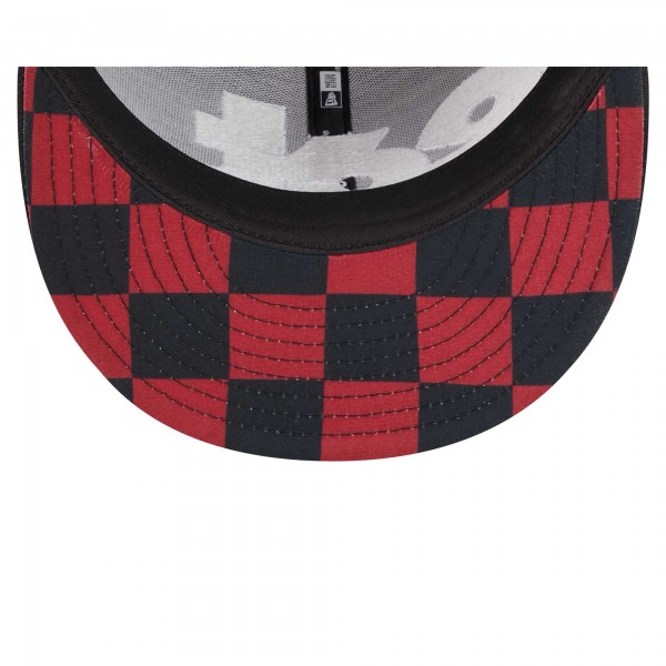 Бейсболка Miami Heat New Era Black Checkerboard UV 59FIFTY