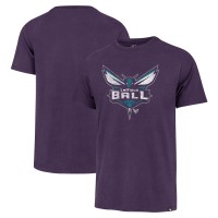Футболка LaMelo Ball Charlotte Hornets 47 Player Logo Vintage - Purple