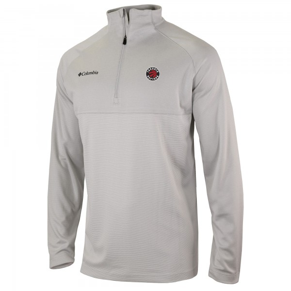 Кофта на короткой молнии Toronto Raptors Columbia Omni-Wick Rockin It - Heather Gray