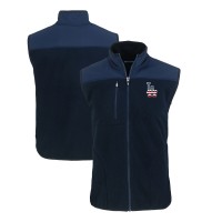 Жилетка Los Angeles Dodgers Cutter & Buck Navy Stars & Stripes Cascade Eco Sherpa Fleece