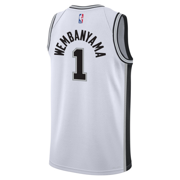 Подростковая San Antonio Spurs Victor Wembanyama Nike White Swingman Jersey - Association Edition