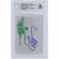Vince Carter Atlanta Hawks Autographed 2019-20 Panini Flawless Printing Plate #1 #1/1 Beckett Fanatics Witnessed Authenticated Card