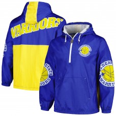 Ветровка на короткой молнии Golden State Warriors Mitchell & Ness Hardwood Classics Team OG 2.0 Anorak - Royal