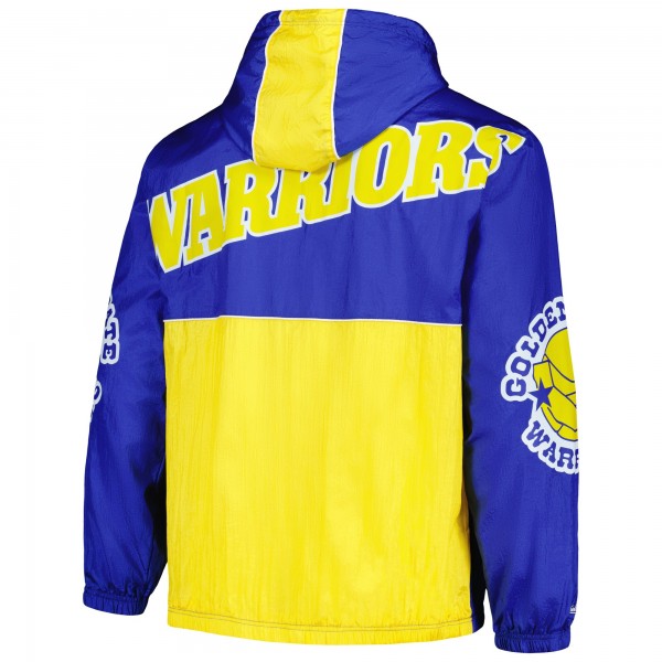 Ветровка на короткой молнии Golden State Warriors Mitchell & Ness Hardwood Classics Team OG 2.0 Anorak - Royal