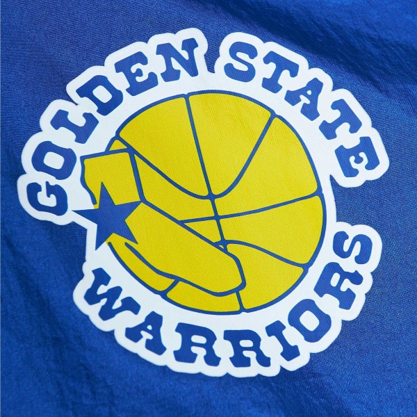 Ветровка на короткой молнии Golden State Warriors Mitchell & Ness Hardwood Classics Team OG 2.0 Anorak - Royal