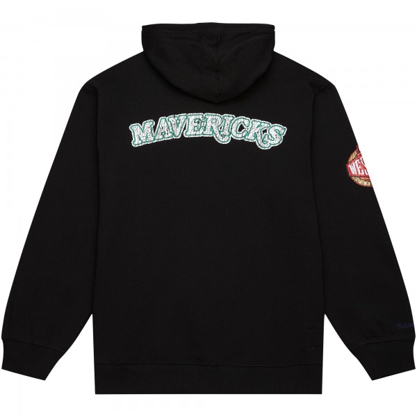 Толстовка Dallas Mavericks Mitchell & Ness Hardwood Classics OG 2.0 - Black