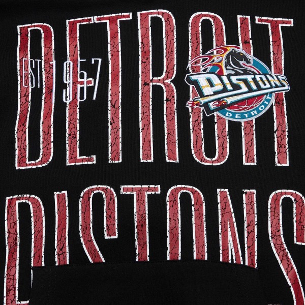 Толстовка Detroit Pistons Mitchell & Ness Hardwood Classics OG 2.0 - Black