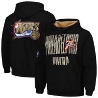 Толстовка Philadelphia 76ers Mitchell & Ness Hardwood Classics OG 2.0 - Black