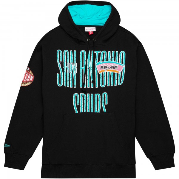 Толстовка San Antonio Spurs Mitchell & Ness Hardwood Classics OG 2.0 - Black