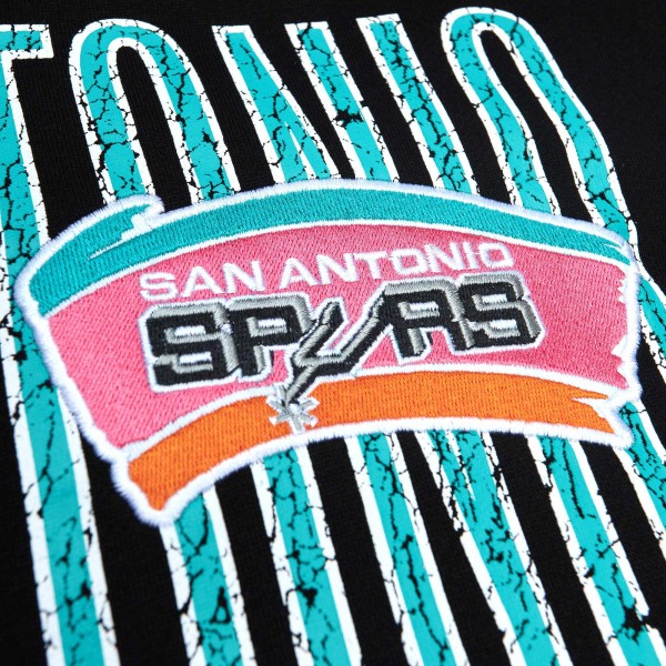 Толстовка San Antonio Spurs Mitchell & Ness Hardwood Classics OG 2.0 - Black