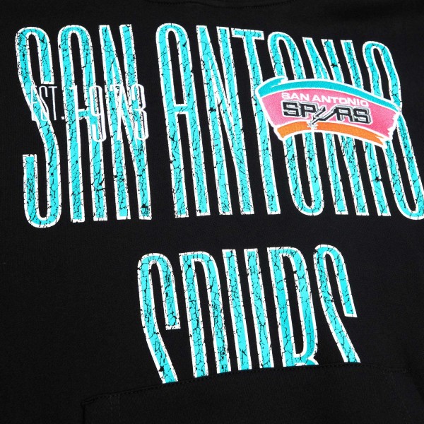 Толстовка San Antonio Spurs Mitchell & Ness Hardwood Classics OG 2.0 - Black