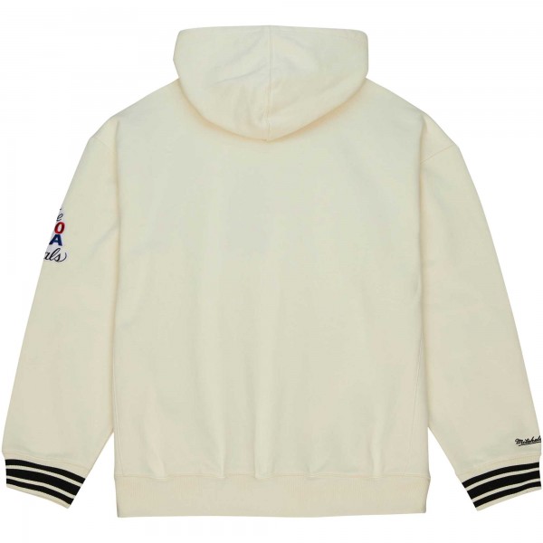 Толстовка Detroit Pistons Mitchell & Ness Chainstitch Felt - Cream