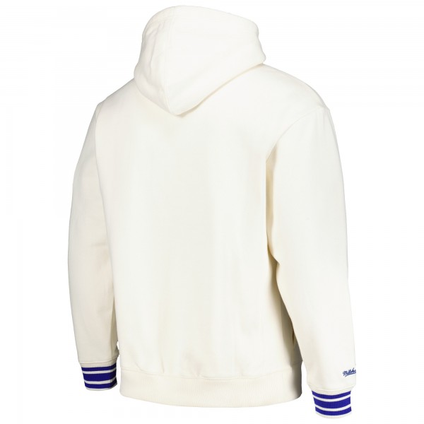 Толстовка Golden State Warriors Mitchell & Ness Chainstitch Felt - Cream