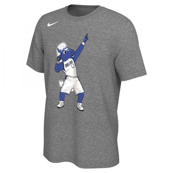 Футболка Dallas Mavericks Nike Unisex Team Mascot - Heather Charcoal