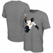 Футболка Phoenix Suns Nike Unisex Team Mascot - Heather Charcoal