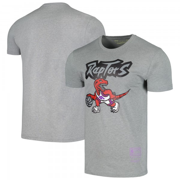 Футболка Toronto Raptors Mitchell & Ness Unisex Hardwood Classics MVP Throwback Logo - Gray