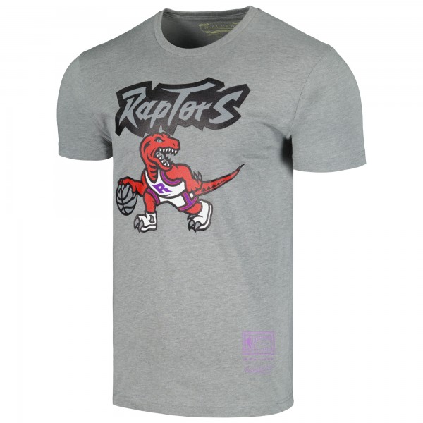 Футболка Toronto Raptors Mitchell & Ness Unisex Hardwood Classics MVP Throwback Logo - Gray