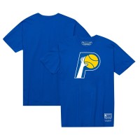 Футболка Indiana Pacers Mitchell & Ness Unisex Hardwood Classics MVP Throwback Logo - Royal