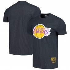 Футболка Los Angeles Lakers Mitchell & Ness Unisex Hardwood Classics MVP Throwback Logo - Black