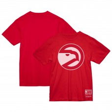Футболка Atlanta Hawks Mitchell & Ness Unisex Hardwood Classics MVP Throwback Logo - Red
