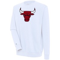 Кофта Chicago Bulls Antigua White Victory Crewneck