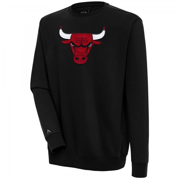 Кофта Chicago Bulls Antigua Black Victory Crewneck