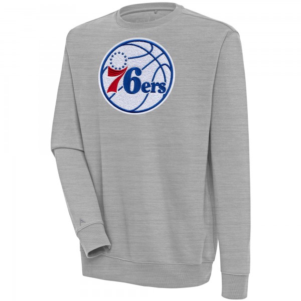 Кофта Philadelphia 76ers Antigua Victory Crewneck - Heather Gray